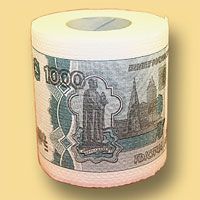 Бумага туалетная Эврика "1000 рублей"