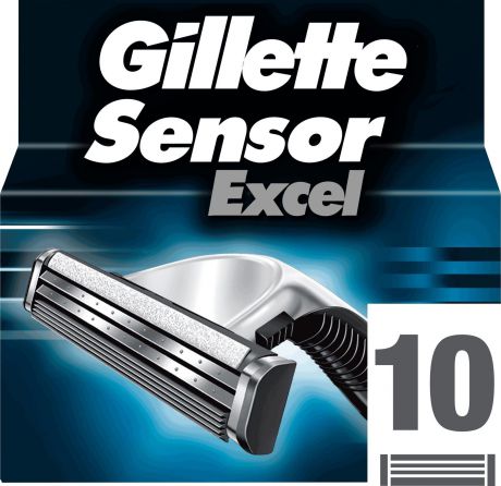 Сменные кассеты Gillette SensorExcel, 10 шт