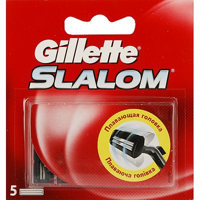 Сменные кассеты для бритья Gillette Slalom, 5 шт