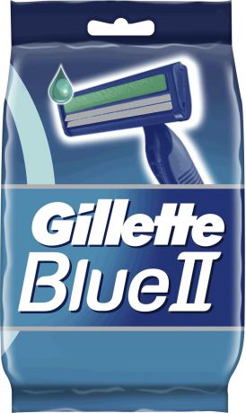 Gillette Blue IIодноразовые мужские бритвы, 10 шт