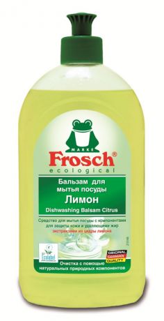 Бальзам для мытья посуды "Frosch", с ароматом лимона, 500 мл