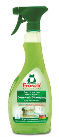 Очиститель "Frosch" для ванны и душа, зеленый виноград, 500 мл