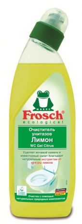 Очиститель для унитазов "Frosch", с ароматом лимона, 750 мл
