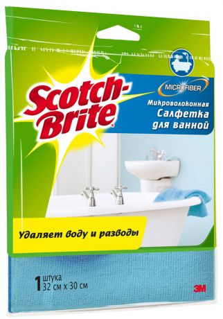 Салфетка микроволоконная "Scotch-Brite", для уборки в ванной