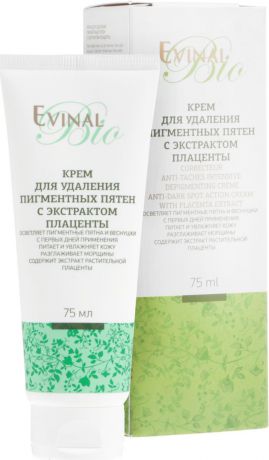 Крем "Evinal" для удаления пигментных пятен, с экстрактом плаценты, 75 мл