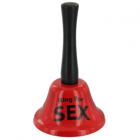 Колокольчик "Ring for sex", цвет: красный