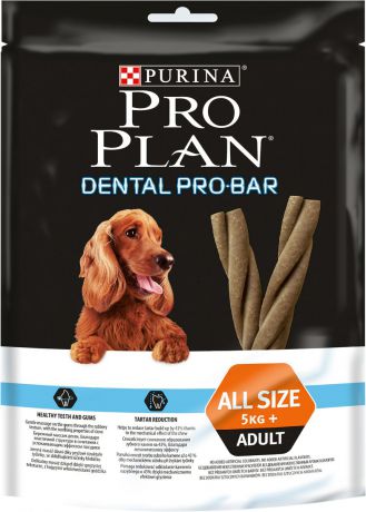 Снеки для собак Pro Plan "Dental Pro Bar", для поддержания здоровья полости рта, 150 г