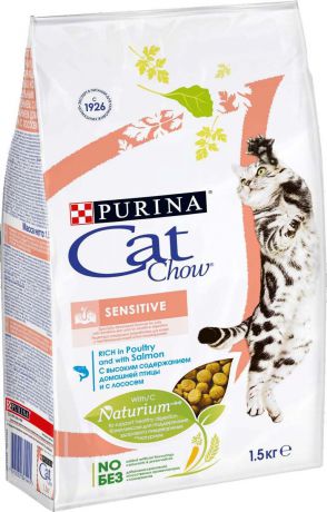 Корм сухой Cat Chow "Special Care" для кошек с чувствительным пищеварением, 1,5 кг