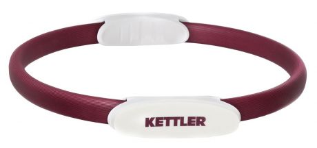 Обруч для пилатеса "Kettler", цвет: бордовый, жемчужно-белый, 38 см
