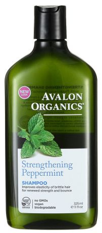 Avalon Organics Укрепляющий шампунь "Мята", 325 мл