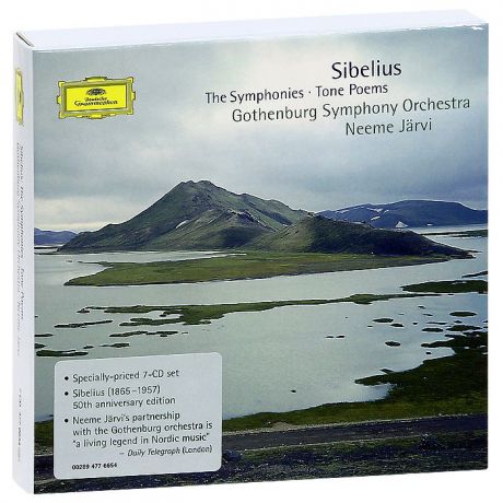 Неэме Ярви,"Gothenburg Symphony Orchestra" Neeme Jarvi. Sibelius. The Symphonies / Tone Poems (7 CD)