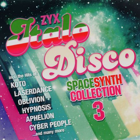 "Laserdance",Steve Burbon,Aphelion,X-plosion,Spacequake,Blue Star Project,Ralph River Band,"Cyber People","Man Machine" Zyx Italo Disco. Spacesynth Collection 3 (2 CD)
