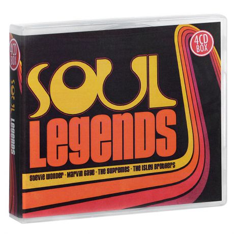 Стиви Уандер,Марвин Гэй,"The Supremes","The Isley Brothers" Soul Legends (4 CD)