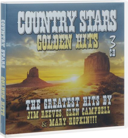 Мэри Хопкин,Глен Кэмпбелл,Джим Ривз Country Stars. Golden Hits (3 CD)
