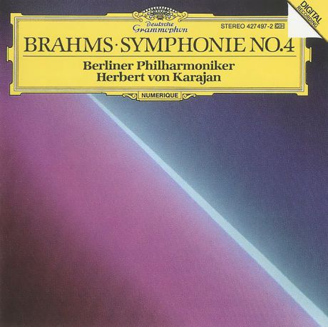 Герберт Караян,Berliner Philharmoniker Herbert Von Karajan. Brahms. Symphonie No. 4