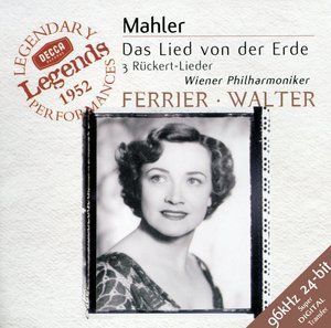Кэтлин Ферриер,Жулиус Пацак,Die Wiener Philharmoniker FERRIER/WP/WALTER. MAHLER:DAS LIED VON DER ERDE