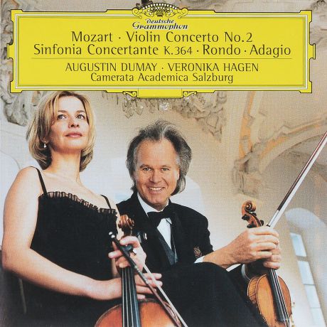 Mozart. Augustin Dumay. Veronika Hagen, Camerata Academica Salzburg. Violin Concerto No.2. Sinfonia Concertante K.364. Rondo. Adagio