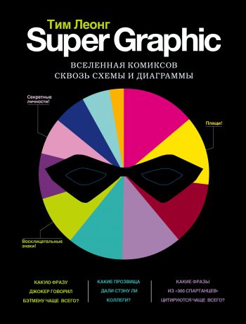 Тим Леонг Super Graphic. Вселенная комиксов сквозь схемы и диаграммы