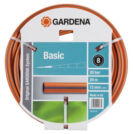 Шланг Gardena "Basic", армированный, диаметр 13 мм, длина 20 м