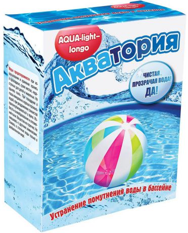 Гранулы для осветления воды в бассейне Акватория "Aqua-light longo", 4 картриджах по 125 г