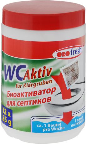 Биоактиватор для септиков ORO-Fresh "WC Aktiv", 12 пакетиков х 25 г