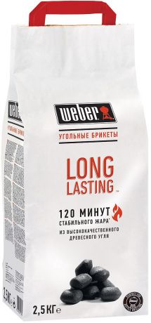 Брикеты угольные Weber "Long Lasting", 2,5 кг