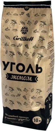 Уголь древесный для гриля Grillkoff "Эконом", 10 л