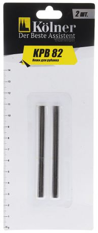 Нож для электрорубанка Kolner "KPB 82", 82 х 5,5 х 1,2 мм, 2 шт