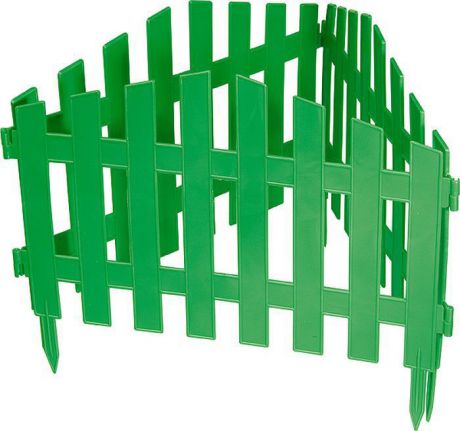 Забор декоративный Palisad "Марокко", цвет: зеленый, 28 см х 3 м