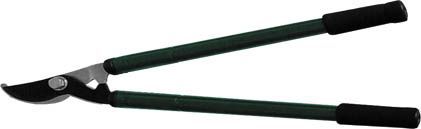 Сучкорез для тонких веток FIT, телескопические ручки, цвет: черный, зеленый, 945 мм