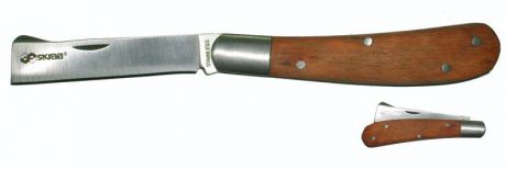 Нож садовый "Skrab", для прививки, длина 17,5 см. 28023