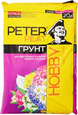 Грунт для растений Peter Peat "Универсальный для цветочных культур", 20 л
