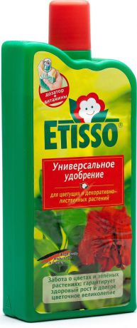 Жидкое Удобрение "Etisso", для зеленых и цветущих растений, 1000 мл