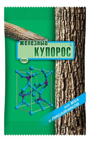 Средство для защиты растений Ваше хозяйство "Железный купорос", антисептическое, 300 г