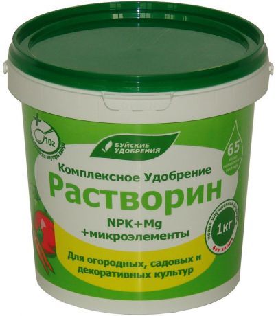 Удобрение для теплиц и открытого грунта Буйские Удобрения "Растворин", 1 кг