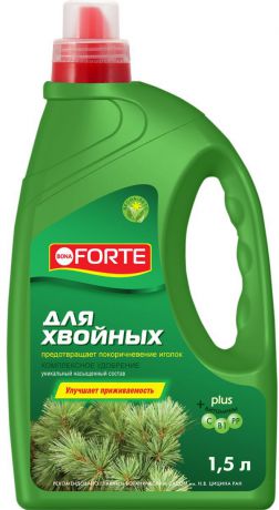 Жидкое комплексное удобрение "Bona Forte", для хвойных растений, 1,5 л
