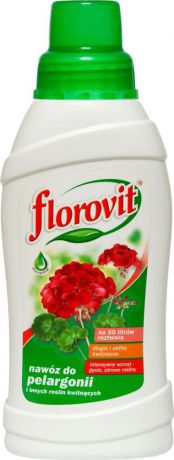 Удобрение Florovit, жидкое, для пеларгонии и других цветущих растений, 0,55 л