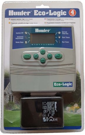 Контроллер управления поливом Hunter Eco-Logic-401i-E, на 4 зоны