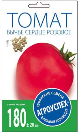 Семена Агроуспех "Томат Бычье сердце розовое поздний И", 43678, 0,1 г