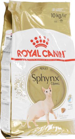 Корм сухой Royal Canin "Sphynx Adult" для кошек породы сфинкс старше 12 месяцев, 10 кг