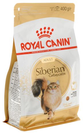 Корм сухой Royal Canin "Siberian Adult", для взрослых сибирских кошек старше 12 месяцев, 400 г
