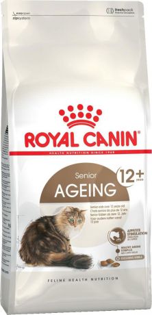 Корм сухой Royal Canin "Ageing 12+", корм для кошек старше 12 лет, 4 кг