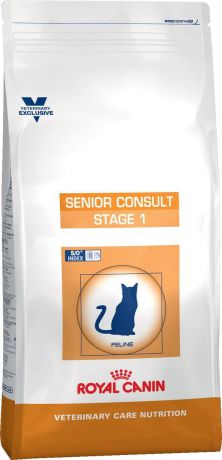 Корм сухой Royal Canin "Vet Senior Consult Stage 1", для котов и кошек старше 7 лет, 400 г
