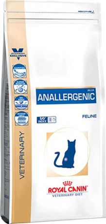 Корм сухой Royal Canin "Anallergenic", для кошек при пищевой аллергии или непереносимости с ярко выраженной гиперчувствительностью, 2 кг