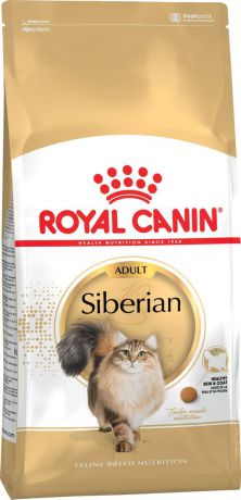 Корм сухой Royal Canin "Siberian Adult", для взрослых сибирских кошек старше 12 месяцев, 2 кг