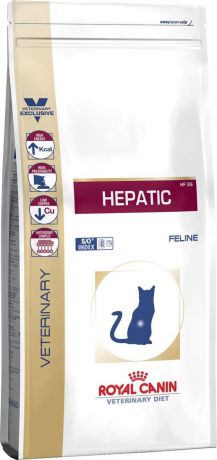 Корм сухой Royal Canin "Vet Hepatic HF 26 Feline", для кошек при болезнях печени, 2 кг