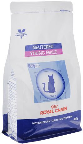 Корм сухой Royal Canin "Young Male" для кастрированных котов с момента операции до 7 лет, 400 г