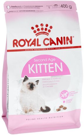 Корм сухой Royal Canin "Kitten", для котят в возрасте до 12 месяцев, 400 г