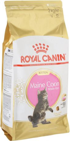 Корм сухой Royal Canin "Maine Coon Kitten", для котят породы мейн-кун в возрасте от 3 до 15 месяцев, 2 кг