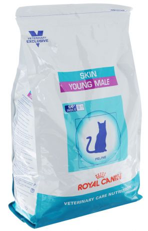 Корм сухой Royal Canin "Young Male Skin" для молодых кастрированных котов c чувствительной кожей и длинной шерстью с момента операции до 7 лет, 3,5 кг